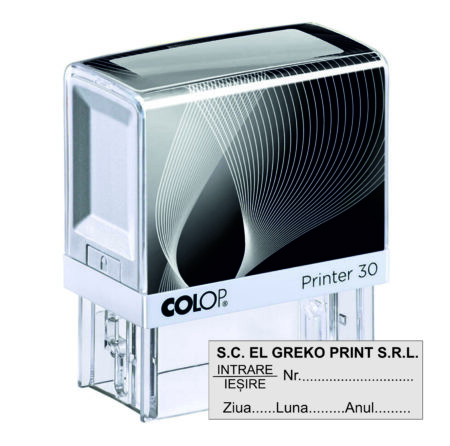 Stampila Printer 30 "INTRARE IEȘIRE"