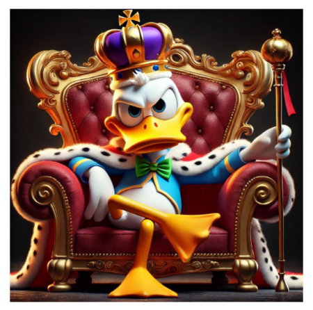 Tablou canvas Rățoiul Regal