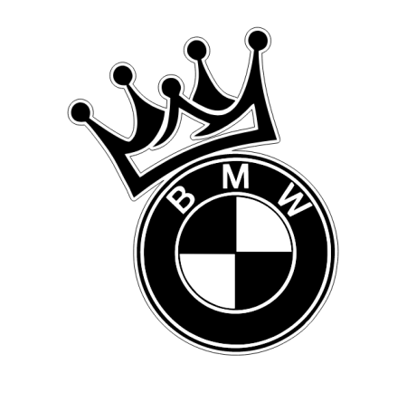 Sticker Auto BMW King