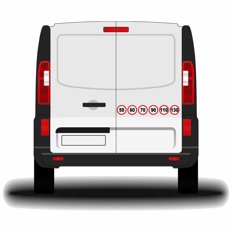 Sticker autocolant Limitare viteza 130 km/h - imagine 2