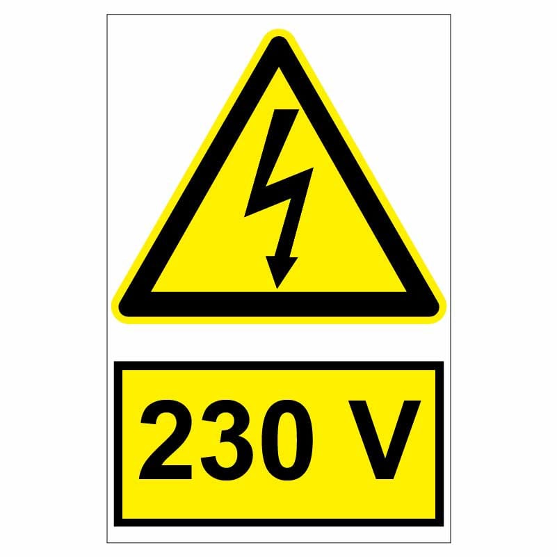 Sticker indicator 230V