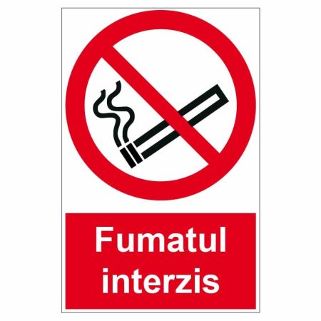Sticker indicator Fumatul interzis 1