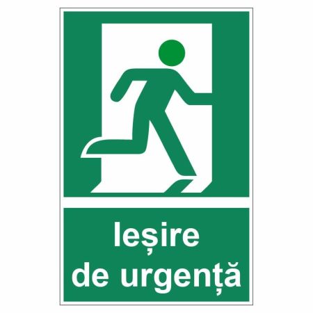 Sticker indicator Iesire de urgenta dreapta