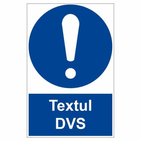 Sticker indicator Obligativitate generala text personalizat