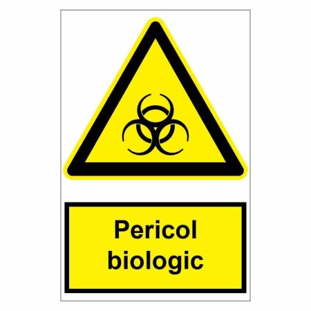 Sticker indicator Pericol biologic